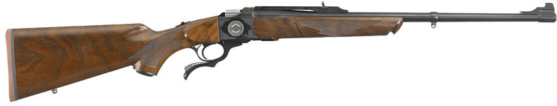 Ruger No.1-A 50th Anniversary Rifle 21308, 308 Winchester, 22 in, AAA Walnut Stock, Blue Finish