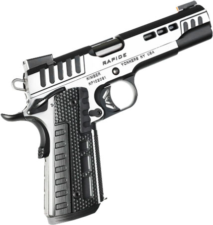 Kimber 3000425 Rapide (Scorpius) Pistol - 45 ACP, 5", Black Rapide G10 Grips, Black KimPro II Finish, 9 Rds