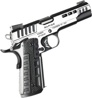 Kimber Rapide (Scorpius) Pistol 3000426 - 10MM, 5", Black KimPro II Finish, Black Rapide G10 Grips, 9 Rds