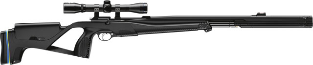 Stoeger XM1 Suppressor 1200 FPS Airgun w/4x32mm Scope 30319, .177 Cal, Black Synthetic Stock