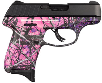 Ruger EC9S Semi-Auto Pistol 3288, 9mm, 3.12", Muddy Girl Camo Grips, Blued Finish, 7 Rd