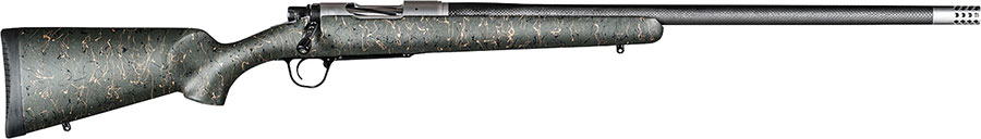 Christensen Arms Ridgeline Rifle 801-06043-01, 308 Win, 20", Green w/ Black/Tan Webbing Stock, Natural Stainless, 4 Rds