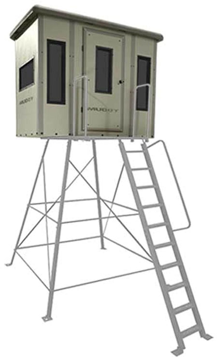 Muddy Penthouse Box Blind on 10 Foot Tower (BBB7010)