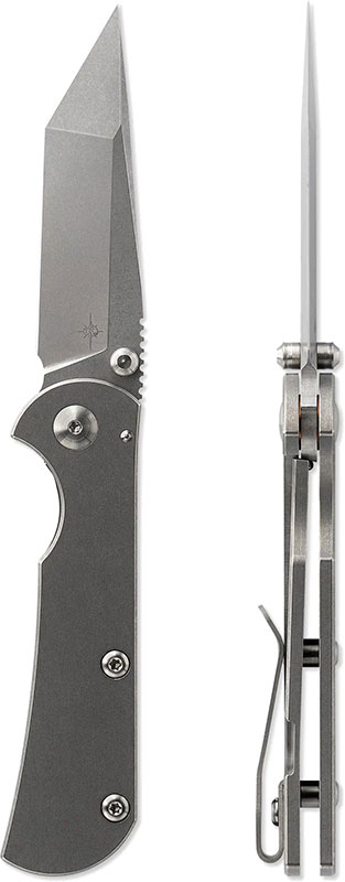 Toor Knives Chasm Folding Knife, Stone Finish (FL154T)