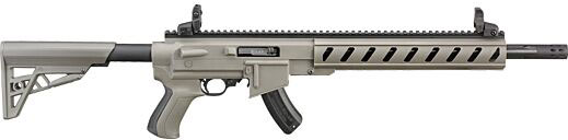 Ruger 10/22 ATI AR-22 Rifle 31181, 22 Long Rifle, 16.125 in, ATI AR-22 Stock, Gray Finish