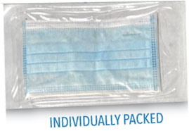 3 Layer Professional Face Mask, Individually Packaged (GDSMOTAG)