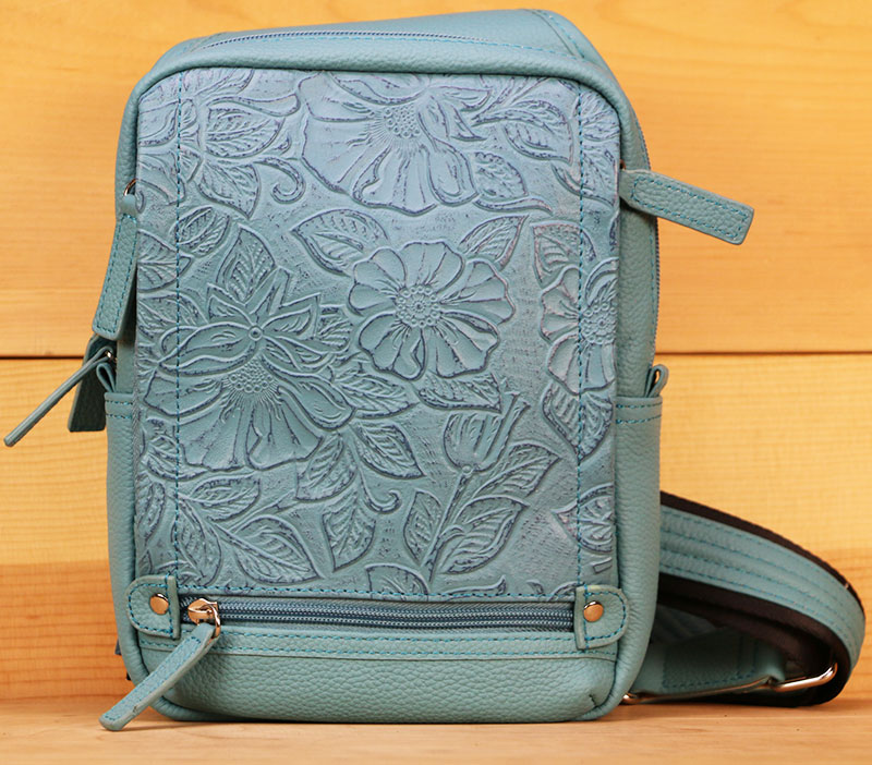 Gun Tote'n Mamas Mini Sling Backpack, Turquoise Blue (GTM-110TLD/TBLUE)