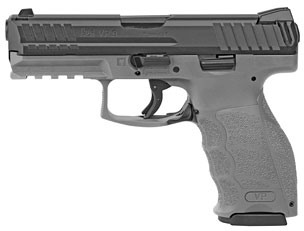 Heckler & Koch VP9 Striker Fired Pistol 81000229, 9mm, 4.09 In, Polymer Grip, Gray Finish, 17 Rd