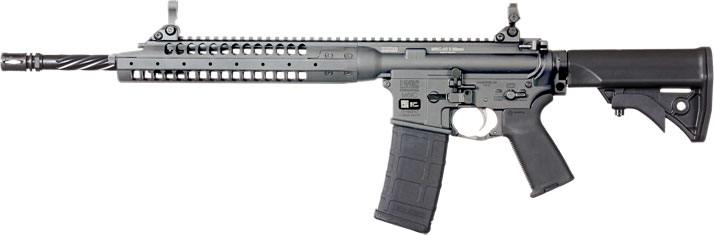 LWRC Individual Carbine A5 ICA5R5PG16, 5.56mm NATO, 16.1 in, LWRC Compact Stock, Premier Grey Finish