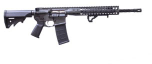 LWRC Individual Carbine Direct Impingement Rifle ICDIR5PG16, 5.56mm NATO, 16.1", LWRC Compact Stock, Grey Finish