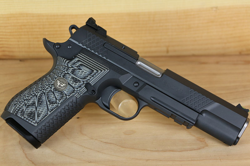 Wilson Combat EDC X9L Pistol EDCX-LPR-9GRY, 9mm, 5 in, Lightrail Frame, G10 Starburst Grip, Gray Finish, 15 Rd