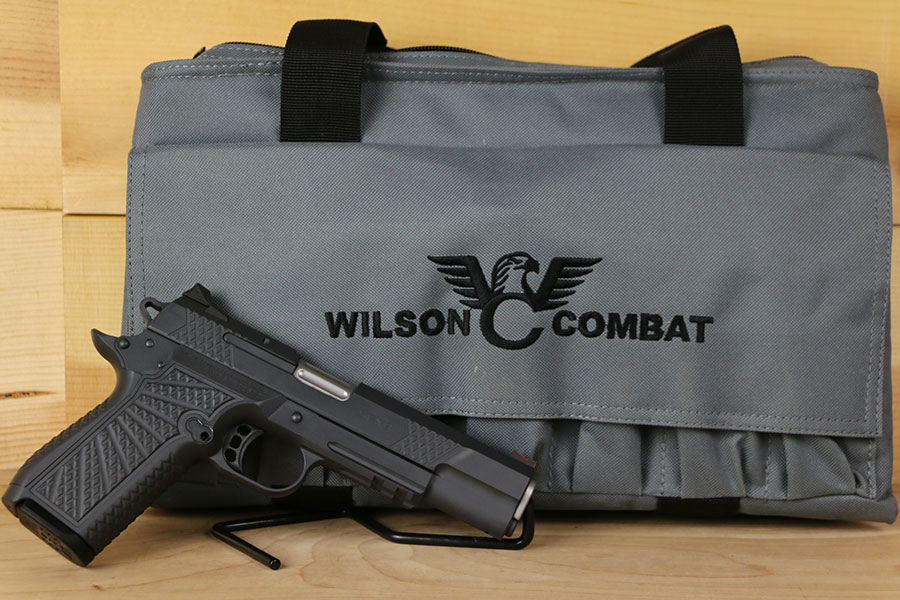 Wilson Combat SFX9 Pistol SFX9-FSR5-GRY, 9mm, 5", Lightrail Frame, Polymer Grip, Armor-Tuff Gray Finish, 15 Rd
