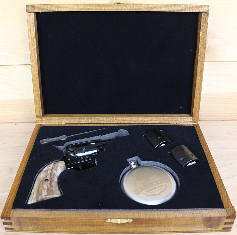 Heritage Barkeep 22LR 2" 6rd W/ Display Case/Flask/Shot Glasses