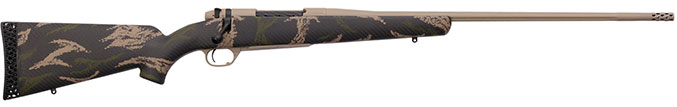 Weatherby Mark V Back Country Rifle MBC01N6MCMR4B, 6mm Creedmoor, 24", Camo Carbon Fiber Stock, FDE Cerakote Finish, 5 Rds