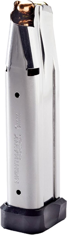 Nighthawk Custom 1911 Double Stack Magazine, 9mm, Stainless, 20 Rds (MG0072)