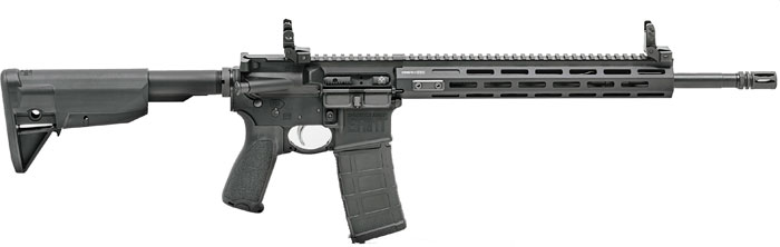 Springfield Saint Semi-Auto Rifle ST916556BFFH, 5.56 NATO, 16", Free Float Handguard, 6 Position Stock, Black Finish, 30 Rds