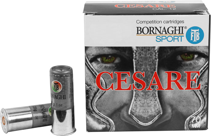 Bornaghi Cesare Target Loads T4CESARE2875, 12 Gauge, 2-3/4", 1 oz, 1420 fps, #7.5 Shot, 25 Rd/bx