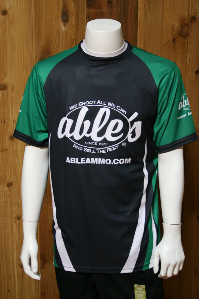 Team Able Ammo Short Sleeve Jersey Green/Black/White Men's Medium