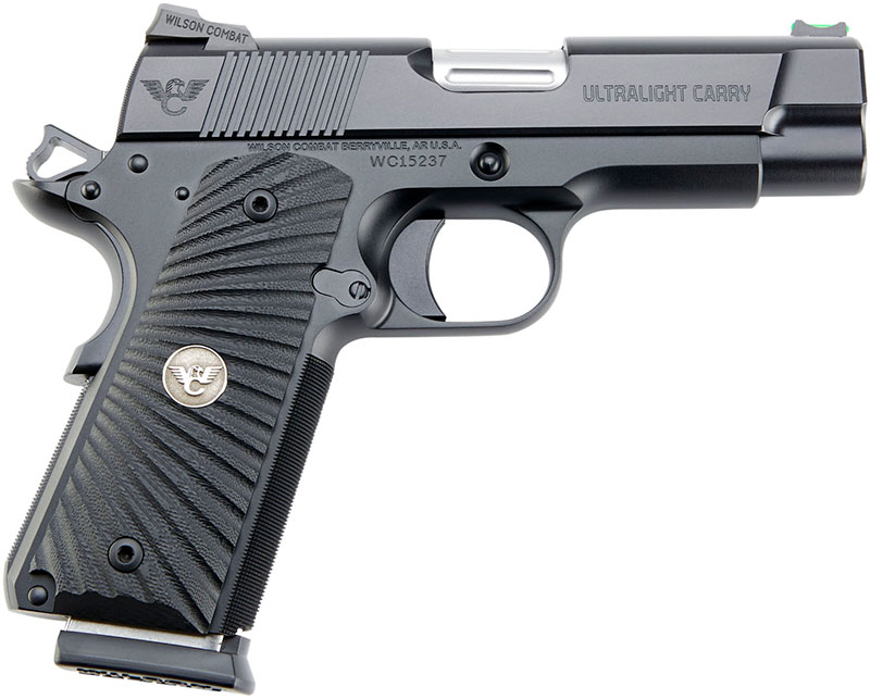Wilson Combat Ultralight Carry Professional Pistol ULC-PR-9, 9mm, 4", Black Armor-Tuff Finish, G10 Grips