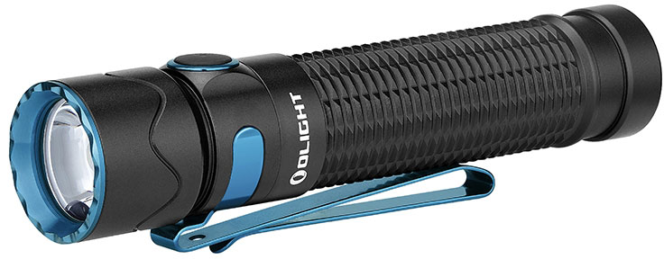 Olight Warrior Mini 2 Flashlight, 1750 Lumens, Black Finish, White LED (WARRIORMINI2BK)