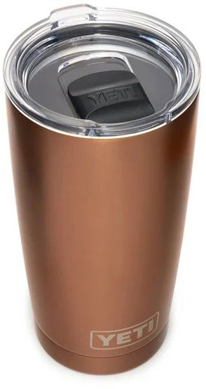 Yeti Rambler Tumbler 20oz Stainless Steel Cup, Copper (YRAM20CP)