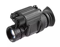 AGM Global Vision Nght Vision PVS-14 Gen3 Auto Gated White Phosphor Monocular 11P14123454111, 1x, w/Head Mount