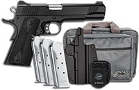 Kimber Custom LW, KCB Pistol 3700812, 45 ACP, 5", Black Rubber Grips, Black Finish, 8 Rd