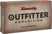 Hornady Outfitter Rifle Ammunition 811644, 30-06 Springfield, Copper Alloy eXpanding (CX), 180 GR, 2600 fps, 20 Rd/bx