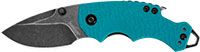Kershaw Shuffle Folder Knife w/Drop Point Straight Edge Blackwash Blade, Teal (8700TEALBW)