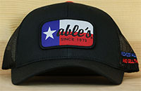 Able's Mesh Cap Texas Flag, Black (ACTFB)