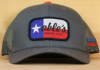 Able's Mesh Cap Texas Flag, Grey (ACTFG)
