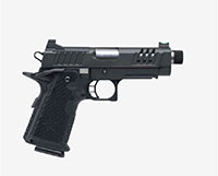 Staccato C2 Optic Ready 2011 Pistol 10-1601-000202-01, 9mm, 3.9" , DLC Black Finish, Stainless Threaded Bull Barrel, AL Frame, X-Serrations, 16 Rd