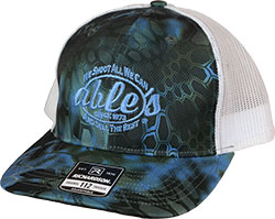 Able's Kryptek Neptune Trucker Hat w/ White Mesh (ACKNW)