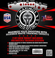 Pro Shot Products Maximus Pistol Training Target Set, 6 Pack (MTTS1)