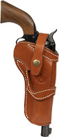1791 Gunleather Single Action 6.5" Barrel Revolver Holster, Classic Brown, Ambidextrous (SA-RVH-6.5-CBR-A)