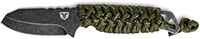 True Utility NEKKID Fixed Blade Knife FXK-1020, Paracord Wrap Handle, With Sheath