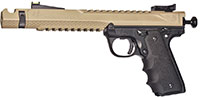 Volquartsen Black Mamba Pistol VF4M-0031, 22 Long Rifle, 6", Hogue Grip, FDE Finish, Fiber Optic Sights, 10 Rds