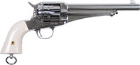 Uberti Frank 1875 Single Action Army Outlaw Revolver 356713, 45 Colt, 7.5", Synth. Ivory Grip, Nickel Finish, 6 Rds