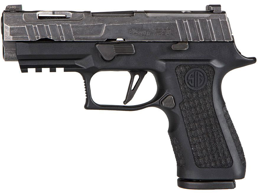 Sig P320 X-Compact Spectre Pistol 320V001, 9mm Luger, 3.9", Black Polymer Grips, X-ray Sights, 15 Rds