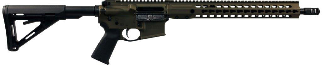 Barrett REC7 Gen II DI Semi-Auto Rifle 15992, 300 AAC Blackout, 16", Six Position MOE Stock, Burnt Bronze Finish, 30 Rds