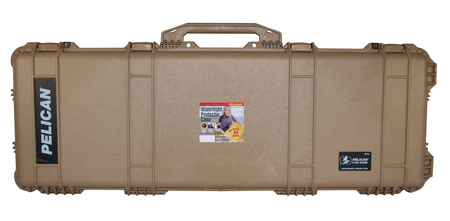 Pelican 1720-000-190 Rifle Case, 42"x13.5"x5.25", Desert Tan