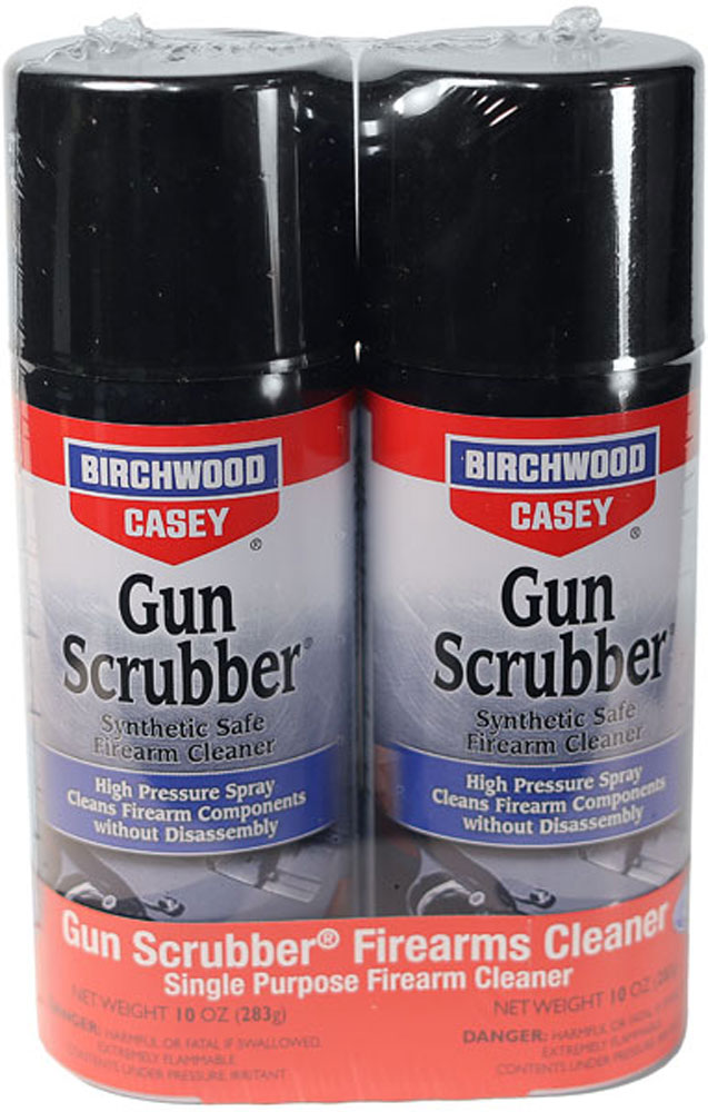 Birchwood Casey Gun Scrubber Two Pack Aerosol Cleaner/Degreaser 10 oz (33304)