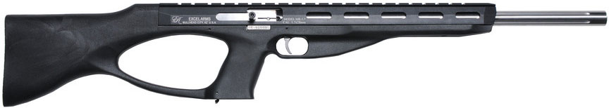 Excel Arms Accelerator Rifle MR-22 Standard w/Red Dot Sight EA22103, 22 Magnum (WMR), 18", Synthetic Stock, Stainless Finish