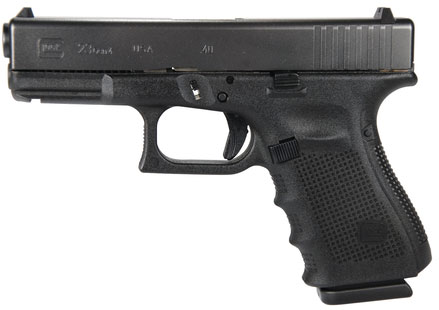 Glock 23 Gen4 Pistol UG2350203, 40 Smith & Wesson, 4.02 in, Polymer Grip, Matte Black Finish, 13 Rd, Made in  USA