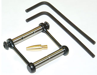KNS Precision, Non-Rotating Trigger/Hammer Pin, Gen 2, Mod2, .154 Diameter (NRTHPMOD2-154-BLK)