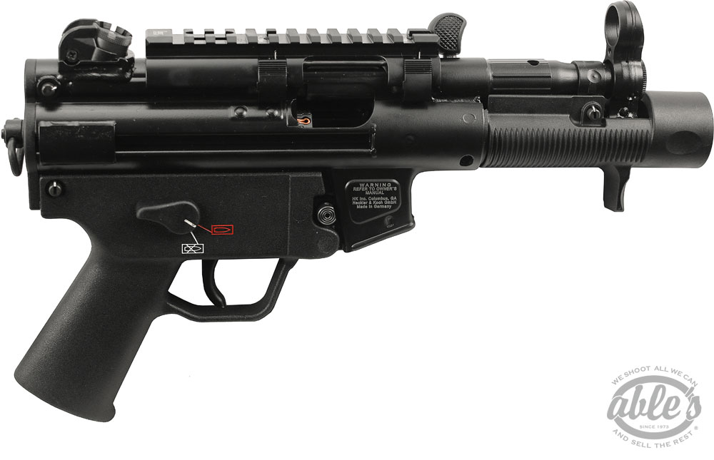 Heckler & Koch SP5K Semi-Auto Pistol M750900-A5, 9mm, 4.53 in, Black Grip, Black Finish, 30 Rds