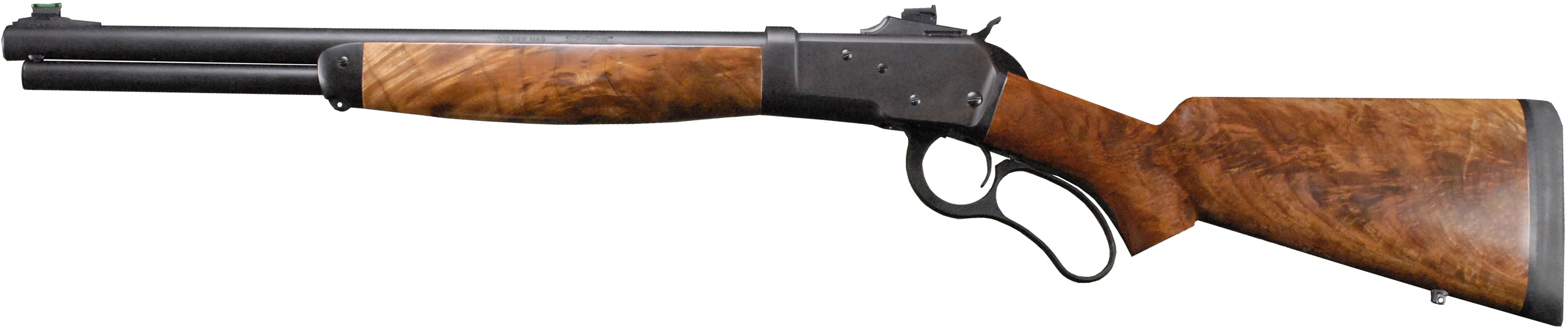 Big Horn Armory Model 89 Carbine Lever Action Rifle M891824, 500 Smith & Wesson, 18 in, #1 Walnut Stock, Black Finish