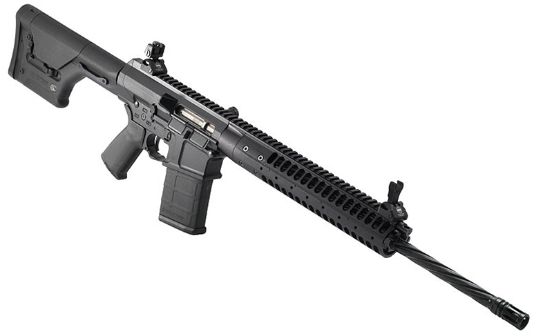 LWRC REPR Semi-Auto Rifle REPRR7BF20, 7.62x51mm NATO, 20 in Spiral Fluted Barrel, Magpul PRS Stock, Black Finish, 20 Rd