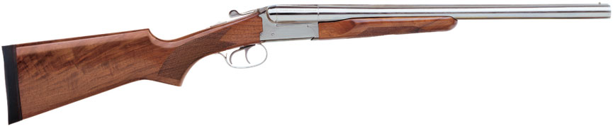 Stoeger Coach Gun Supreme Side x Side Shotgun ST31482, 12 Gauge, 20", 3" Chmbr, AA Grade Gloss Walnut Stock, Polished Nickel