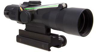 Trijicon ACOG Rifle Scope TA33C400163, 3x, 30mm, 30mm Tube Dia, Black, Green 300 Blackout Crosshair Reticle